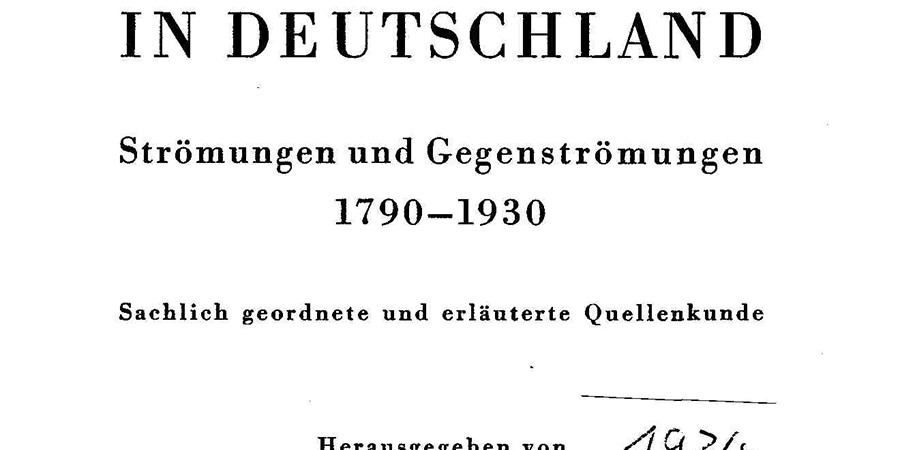 Abb. 2: Bibliographie zur Geschichte der
                                Frauenbewegung 1790–1930 (1934) (Quelle: Thomas Gloning, privat).
                            